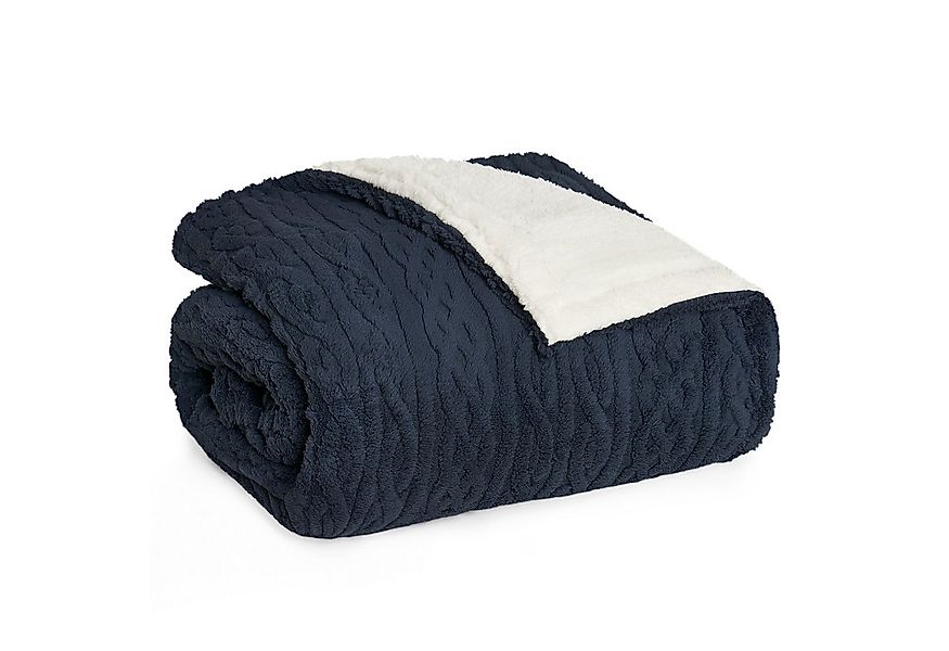 Wohndecke Oeko-TEX zertifizierte waschbare Wohn- & Kuscheldecke, Blumtal, m günstig online kaufen