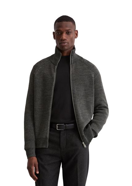 Marc O'Polo Cardigan aus Baumwoll-Schurwoll-Mix günstig online kaufen