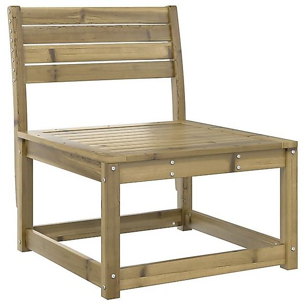 vidaXL Loungesofa Gartensofa Kiefernholz Imprägniert, 1 günstig online kaufen