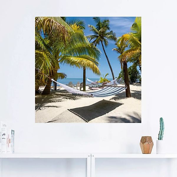 Artland Wandfolie »Florida Keys Strandleben«, Strand, (1 St.), selbstkleben günstig online kaufen