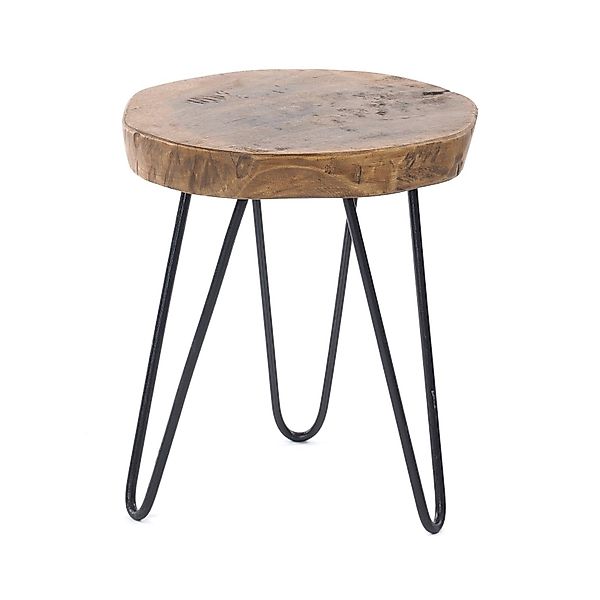 DESIGN DELIGHTS Beistelltisch BEISTELLTISCH "BAUMSCHEIBE", Holz, günstig online kaufen
