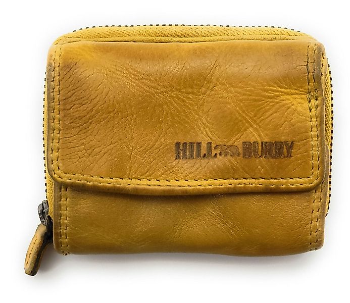 Hill Burry Mini Geldbörse kleines Waschleder günstig online kaufen