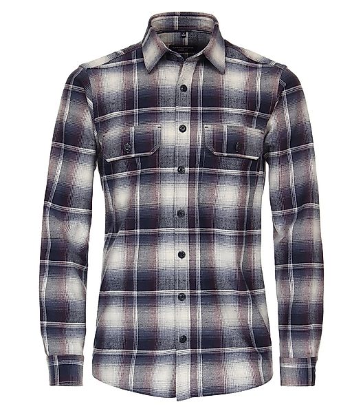 CASAMODA Langarmhemd "CASAMODA Overshirt kariert" günstig online kaufen