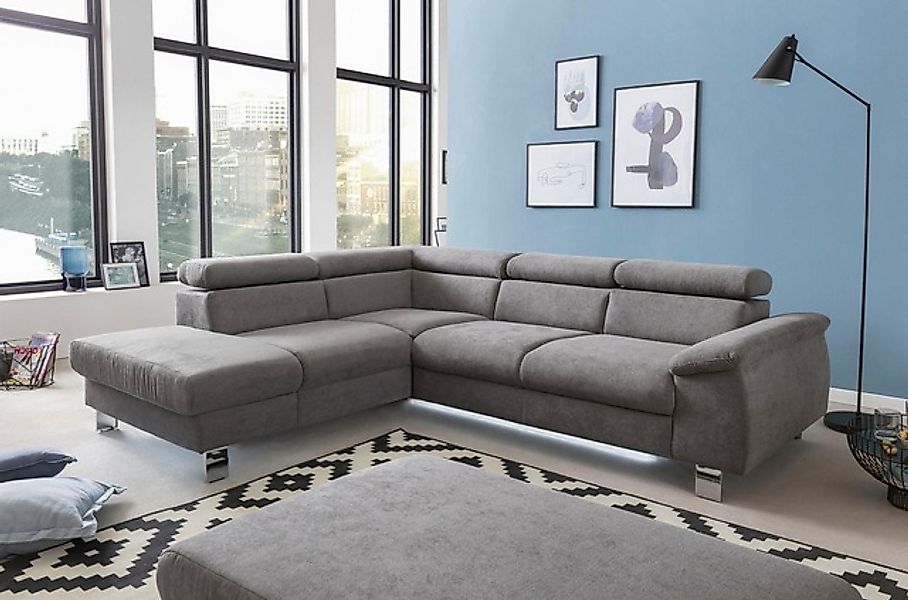 COTTA Polstergarnitur »Komaris L-Form, B: 249 bzw. 100 cm (Set: Ecksofa & H günstig online kaufen