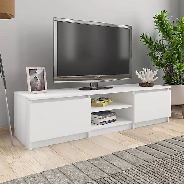 Tv-schrank Weiß 140ã40ã35,5 Cm Spanplatte günstig online kaufen