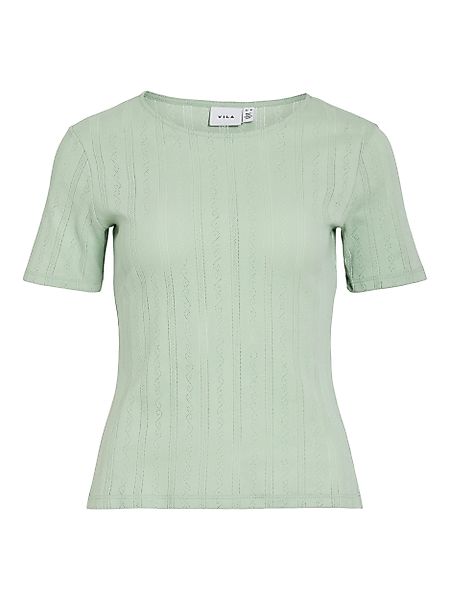Vila Kurzarmbluse VIKASSIE S/S POINTELLE TOP günstig online kaufen