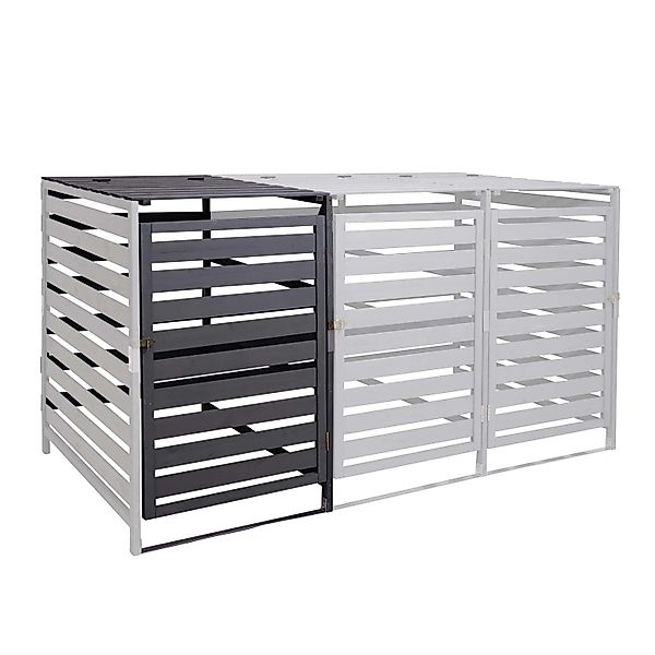 Proregal XL 1er-/2er-Mülltonnenverkleidung Erweiterung HxBxT 114x67x97 cm A günstig online kaufen