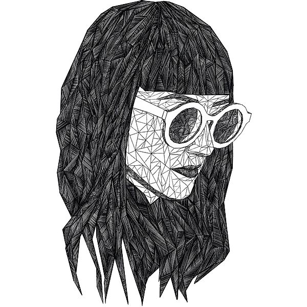 Komar Bild "Grid Monochrome" Porträts 1 Stk. tlg. Wandbild zur Dekoration - günstig online kaufen