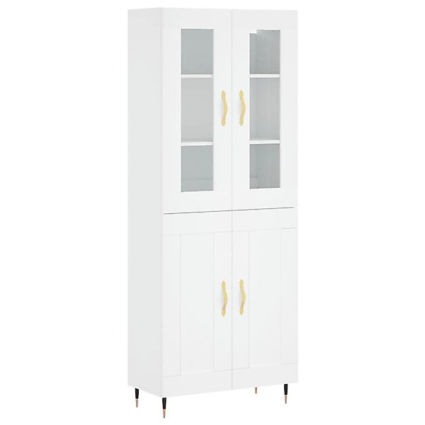 vidaXL Highboard Weiß 69,5x34x180 cm Holzwerkstoff 3198321 günstig online kaufen