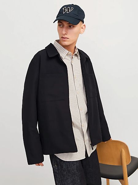 Jack & Jones Hemdjacke "JJEPERFECT SHACKET SN" ohne Kapuze mit Brusttaschen günstig online kaufen