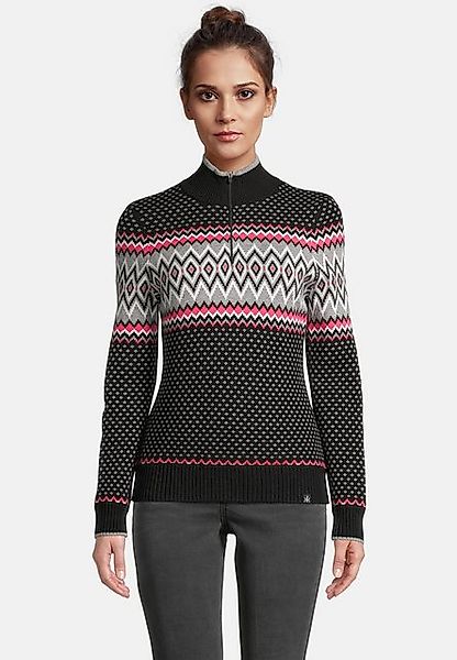 Krimson Klover Trainingspullover Sunny Zip Neck (1-tlg) günstig online kaufen