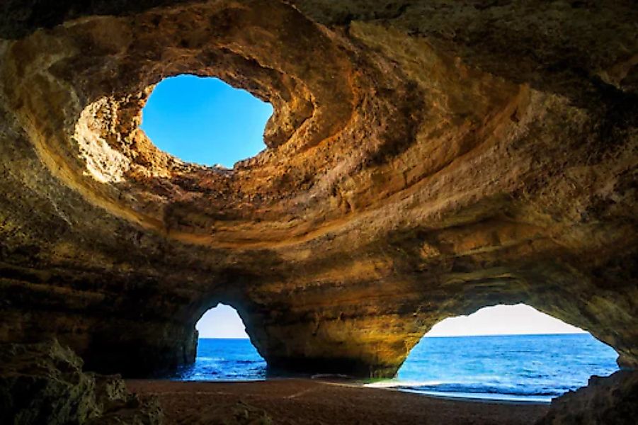 Papermoon Fototapete »Höhle in der Benagil-Algarve« günstig online kaufen