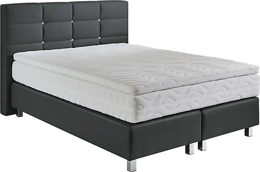 Westfalia Schlafkomfort Boxspringbett, mit Knöpfen in Kristalloptik, wahlwe günstig online kaufen