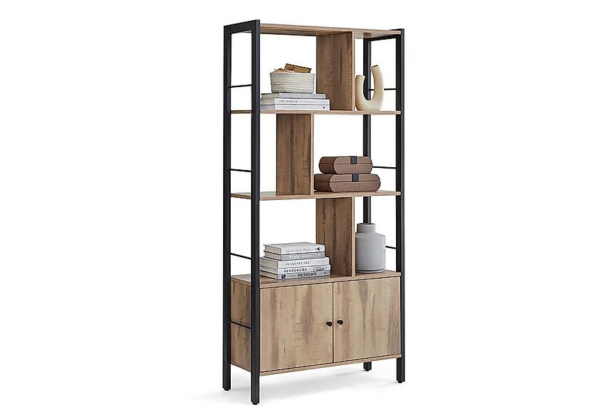 VASAGLE Bücherregal, Standregal, Bücherschrank mit 4 offenen Regalebenen günstig online kaufen