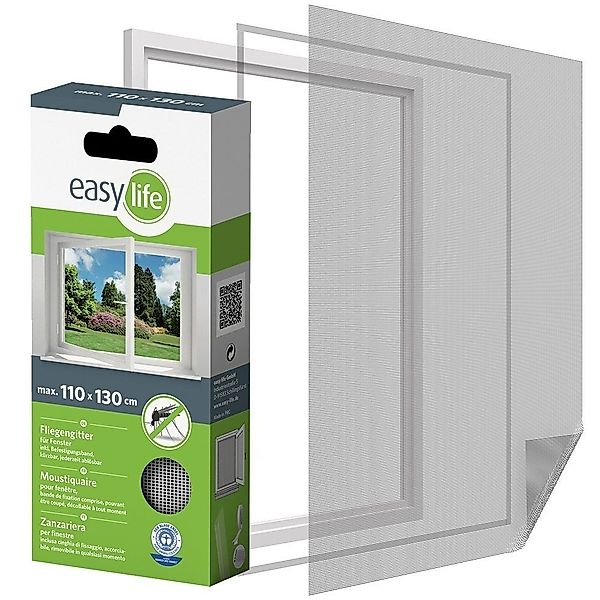 easylife Insektenschutz-Fensterrahmen life Fliegengitter Insektenschutzgitt günstig online kaufen