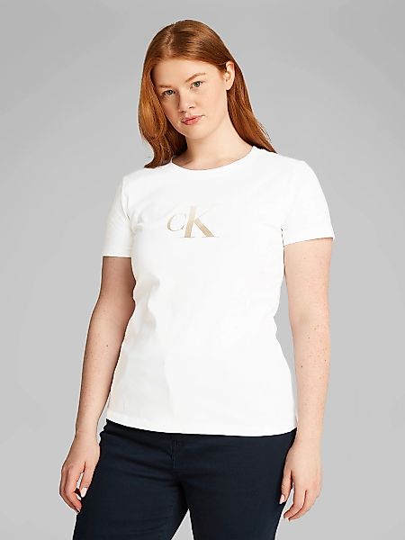 Calvin Klein Jeans Plus T-Shirt "PLUS GRADIENT CK SLIM TEE" in großen Größe günstig online kaufen