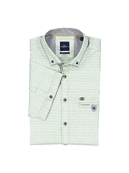 Engbers Kurzarmhemd engbers Herren Kurzarm-Hemd regular, Hellgruen günstig online kaufen