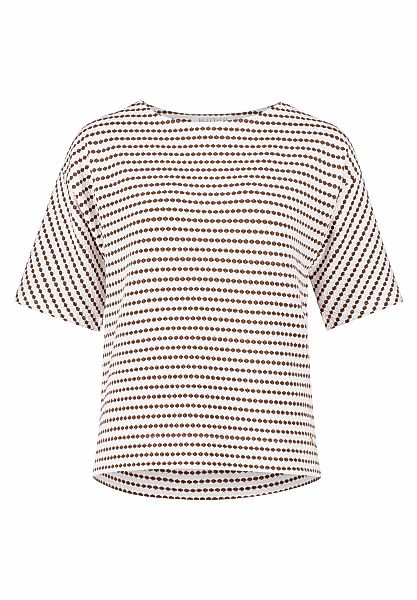 Betty&Co Kurzarmshirt "Betty & Co Damen Sweatpullover mit Rundhalsausschnit günstig online kaufen