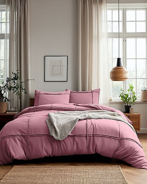 Sitheim-Europe Bettwäsche Washed Tufted Bettbezug, Mikrofaser, günstig online kaufen