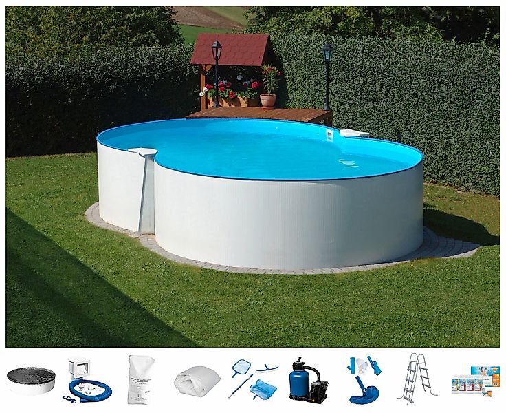 KONIFERA Achtformpool "Monaco II" 10 tlg., BxLxH: 300x470x120 cm günstig online kaufen