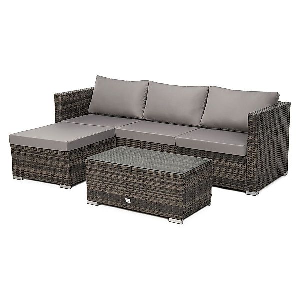 SVITA Gartenlounge-Set QUEENS, (Set, variable Lounge-Sitzgruppe günstig online kaufen