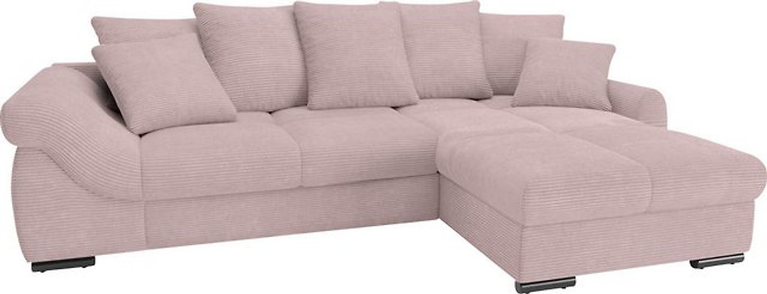 Mr. Couch Ecksofa "Livorno DuraFlex", inkl. Hochschläfer-Bettauszug, XL-Bet günstig online kaufen