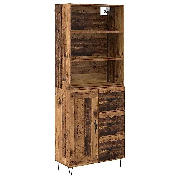 vidaXL Highboard mit Schubladen 2-Tlg Altholz Holzwerkstoff 3415653 günstig online kaufen