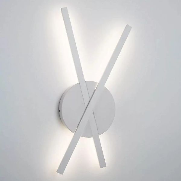 LED Wandleuchte Reslin in Weiß 2x 9W 890lm günstig online kaufen