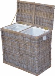 my home Wäschetruhe Duo, mit 2 günstig online kaufen