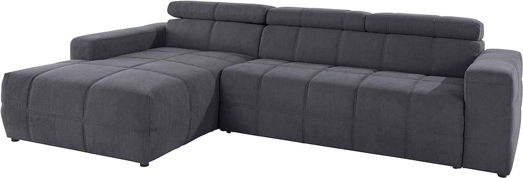 DOMO collection Ecksofa "Brandon B/T/H: 289/177/80 cm, whlw. mit Sitztiefen günstig online kaufen