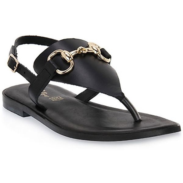 S.piero  Sandalen BLACK FLAT SANDAL günstig online kaufen