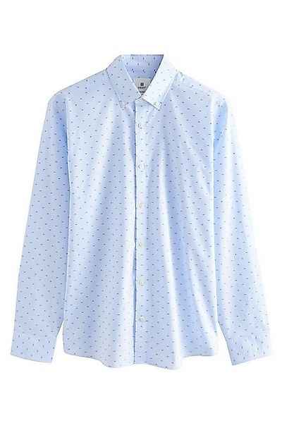 Next Langarmhemd Langarmhemd mit Streifenmuster (1-tlg) günstig online kaufen