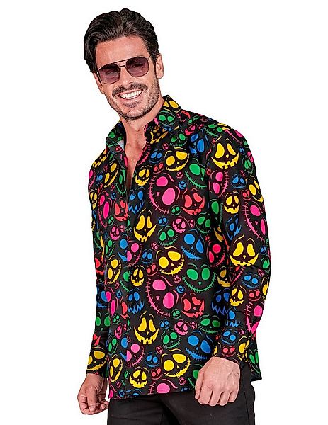 Widmann S.r.l. Monster-Kostüm Halloween Neon Geisterhemd für Herren günstig online kaufen