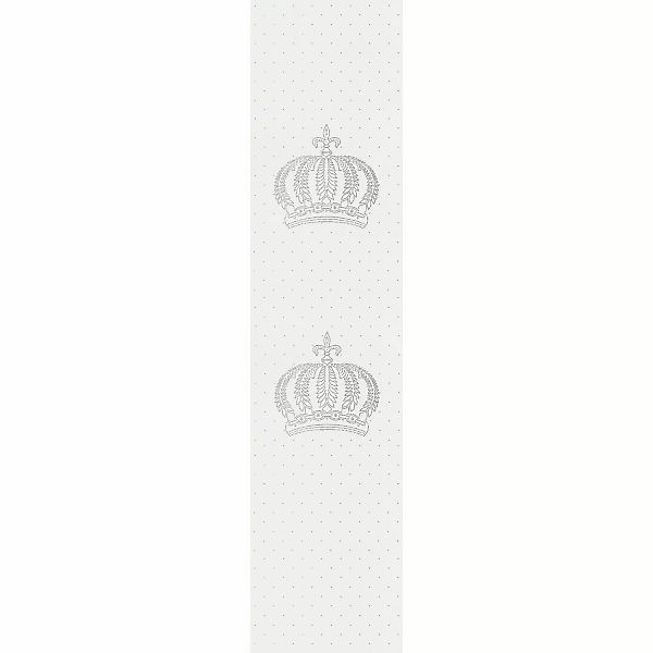 Marburg Vliestapete Ornamental Kronen Weiß 3,3 m x 0,70 m FSC® günstig online kaufen