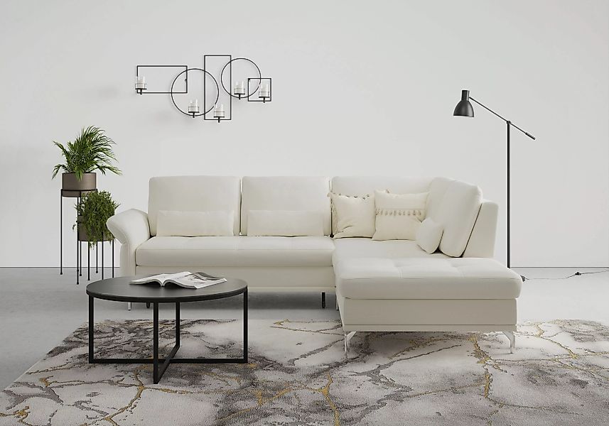 INOSIGN Ecksofa "Palm Beach L-Form", Federkern, mit Sitztiefenverstellung, günstig online kaufen