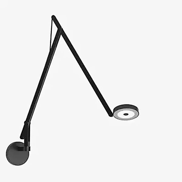 Rotaliana String Wandleuchte LED, rund - schwarz matt - 53 cm - dim to warm günstig online kaufen