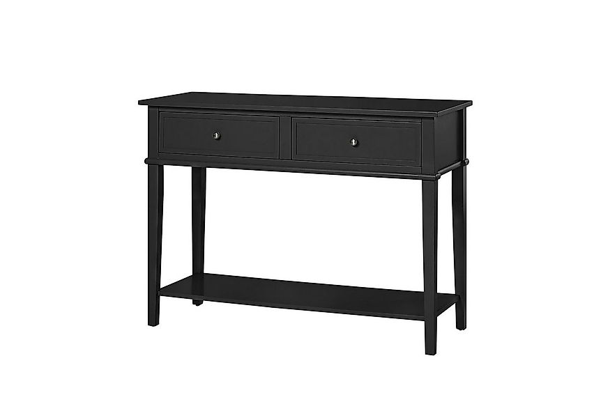 loft24 Konsolentisch Franklin, Ablagetisch mit 2 Schubladen, Landhaus, Brei günstig online kaufen