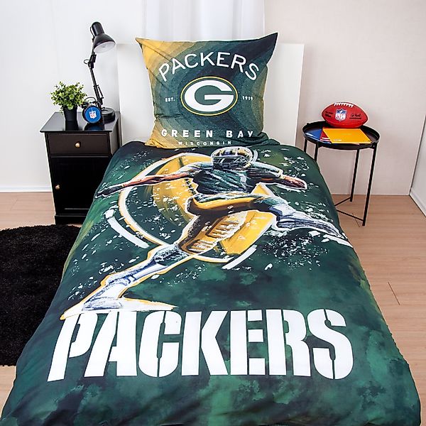 NFL Bettwäsche NFL Packers, Renforcé, 2 günstig online kaufen
