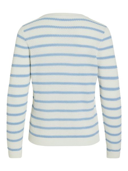 Vila Rundhalspullover VIDALO O-NECK L/S STRIPE günstig online kaufen
