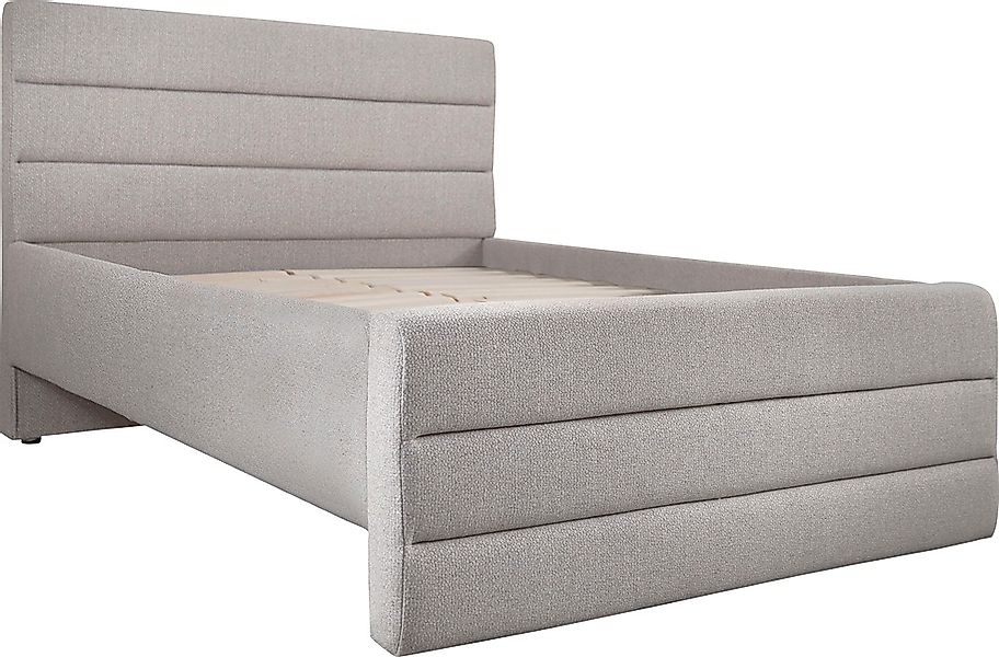 OTTO products Polsterbett "Merrit" Quernaht im Kopf- und Fußteil, in 5 Brei günstig online kaufen