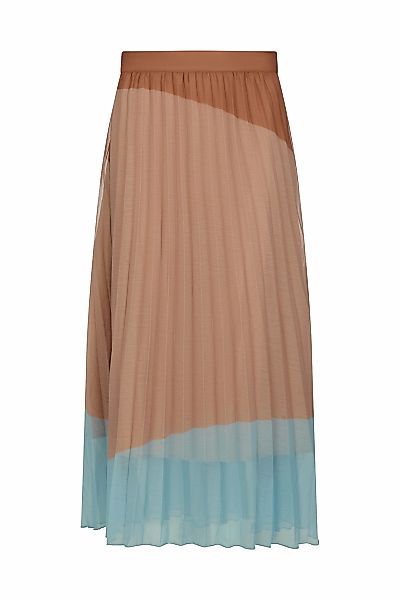 Lily and Lionel Midirock "Ladbarn Colour Block Pleated Maxi Skirt In Multi günstig online kaufen