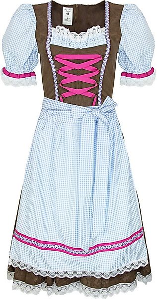 andrea-moden Kostüm Wiesn Dirndl Kostümkleid für Damen - Hellblau Brau günstig online kaufen