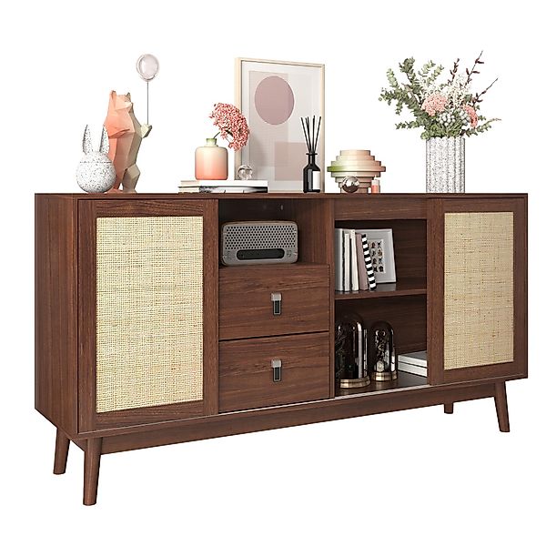 HAUSS SPOLE Sideboard 155x38x80cm mit 3 günstig online kaufen