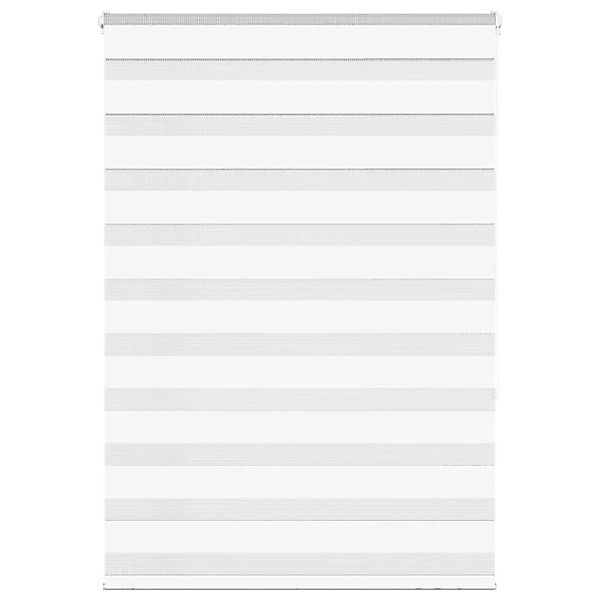 vidaXL Doppelrollo Weiß 95x150 cm Stoffbreite 90,9 cm Polyester 4014754 günstig online kaufen