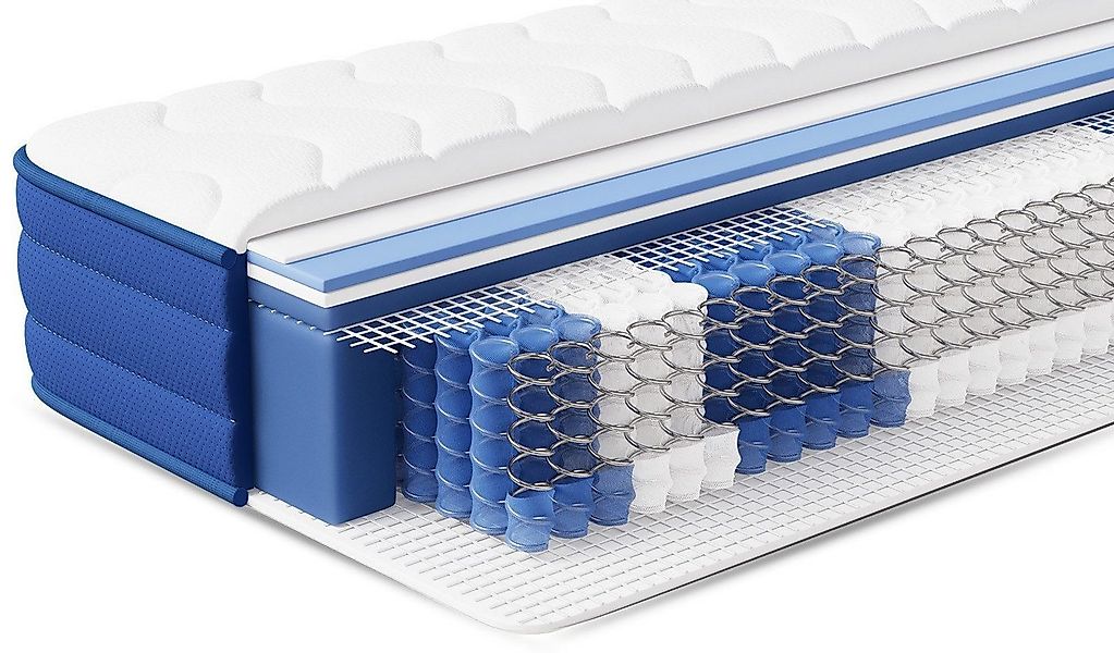 Taschenfederkernmatratze HOM PRO 7-Zonen Matratze, Doppellagiger 20D-Komfor günstig online kaufen