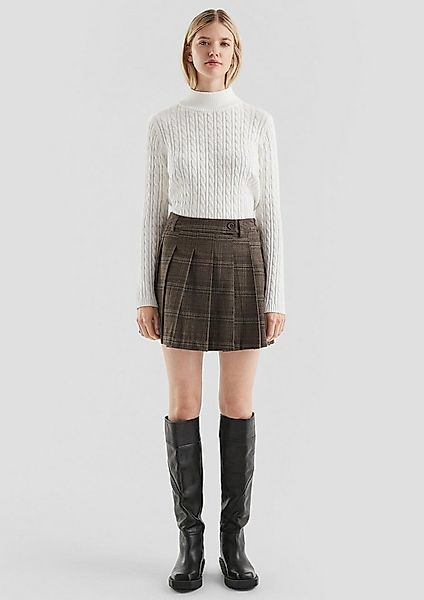 QS Minirock Rock Karierter Minirock günstig online kaufen