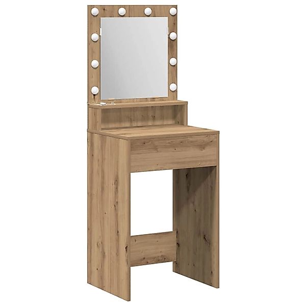 vidaXL Schminktisch Artisan-Eiche 50 x 41 x 135 cm Holzwerkstoff 865126 günstig online kaufen