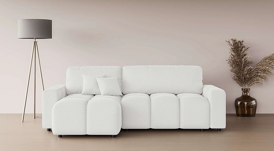 Home affaire Ecksofa "FELICI, Schlafsofa 233cm, L-Form mit Recamiere beidse günstig online kaufen
