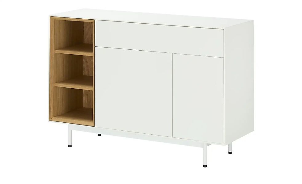 sound+vision Sideboard  Alpha ¦ weiß ¦ Maße (cm): B: 126 H: 82 T: 43.0 Komm günstig online kaufen