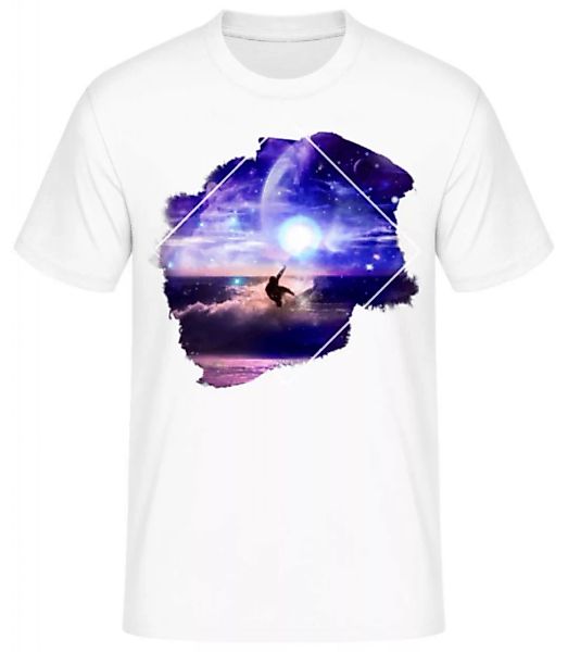 Galaktischer Surfer · Männer Basic T-Shirt günstig online kaufen